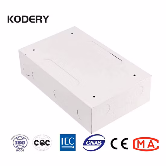 Kodery IP65 18way 방수 플라스틱 패널 배포 상자(MCB 상자 포함)