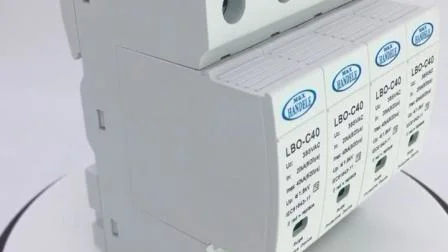 4p 40ka 420V 특허 AC 피뢰기 서지 보호기